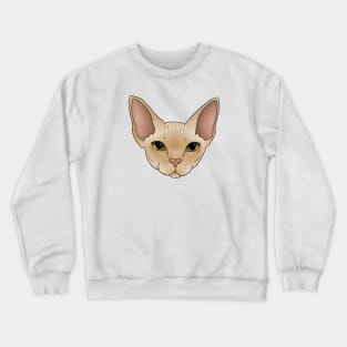 Devon Rex Cream Crewneck Sweatshirt